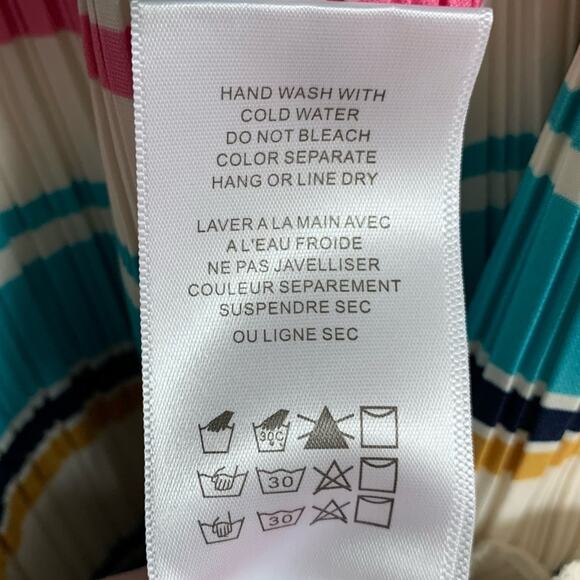 Anthropologie Bethany Pleated Off the Shoulder Dress, size L NWT - Picture 8 of 8